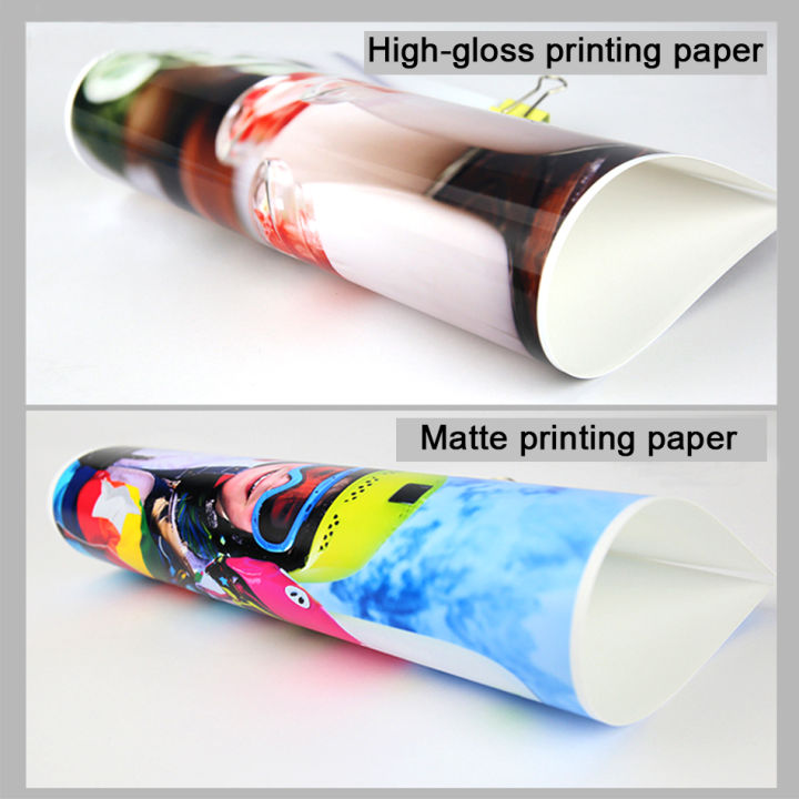 50sheets-printable-sticker-paper-for-inkjet-laser-printer-a4-waterproof-removable-highlight-self-adhesive-vinyl-sticker-paper