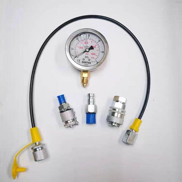 Caterpillar excavator parts quick connector pressure gauge pressure