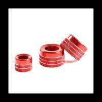 ☎ Red Air Conditioner Knob Audio Volume Tune Button Trim Cover Ring for X5 X6 E70 E71 F15 F16 2014-2018