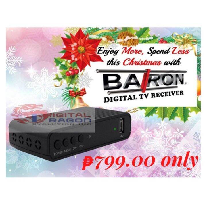 Our spot ♢Original and Authentic Baron Digital TV Receiver♗ Lazada PH
