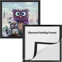 【hot】✵  Colorful Magnetic Diamond painting Frame Photo Magnetic Picture Embroidery Wall