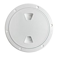 Circular Non Slip Inspection Hatch-Boat Hatch Deck Plate with Detachable Cover for RV Marine Boat Kayaks