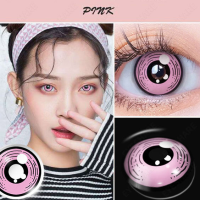 ?‍♀️Astin SHOP?‍♀️【COD】 คอนแทคเลนส์ฮาโลวีนคอสเพลย์สีเทา, สีแดง, สีฟ้า, สีม่วง, สีเขียว, สีน้ำตาล, ผู้หญิง, 1 คู่