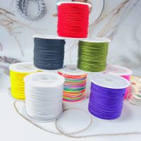 50M Braided Line Diy Accessories Beaded Cord Jewelry Making Supplies Wire 0.8MM Bracelet Necklace Handmade Beading String Thread