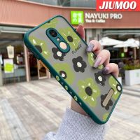 เคส JIUMOO สำหรับ Xiaomi Redmi Note 3 Note 3 Pro Note 2เคสจิตรกรรมภาพการ์ตูนลายดอกไม้บางดีไซน์ใหม่ขอบสี่เหลี่ยมด้านข้างกันกระแทกมีน้ำค้างแข็งโปร่งใสแข็งเคสมือถือปลอกซิลิโคนปกป้องกล้องคลุมทั้งหมด Softcase