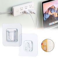 LF 【Ready】 10pcs Double Sided Adhesive Wall Utility Hooks Hanger Strong Transparent Hooks Suction Cup Sucker Wall Storage Holder for Kitchen Bathroom