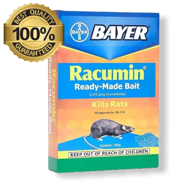 Bayer Racumin ReadyMade Bait Kills Rat 200 g Lazada PH