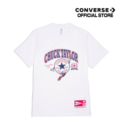 Converse เสื้อยืด TEE คอนเวิร์ส CHUCKS RETRO COLLEGIATE GRAPHIC TEE WHITE MEN (10025293-A03) 1325293BF3WTXX