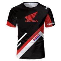 2023 Summer Men Tshirt 3D Honda Print Men T-shirt Motorcycle Racing Short Sleeve Sportswear Urban Casual Fashion Loose Sports T-shirt