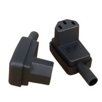 【YF】 1PCS90 Degree Angled IEC 320 C13 Female Plug AC 10A 250V Power Cord Cable Connector