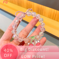 ?【Lowest price】FG สร้อยข้อมือลูกปัดคริสตัลสไตล์เกาหลีสีสันสดใสสร้อยข้อมือลูกปัดแบบเชือกยางยืดเครื่องประดับผู้หญิง