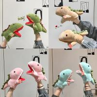 Cartoon plush gloves female cute little dinosaur students warm neck hu卡通毛绒手套女可爱小恐龙学生保暖防寒挂脖全指手套BY810z