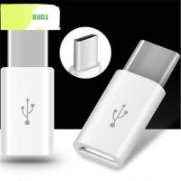 B3D1 2pcs สากล ไมโคร USB 2.0 แบบพกพา ตัวเชื่อมต่อ การถ่ายโอนข้อมูล อะแดปเตอร์ ตัวแปลง USB หญิงเพื่อพิมพ์ C ชาย