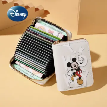 Disney Mickey Mouse Minnie Girls Organ Card Bag PU Wallet Cute