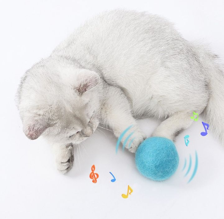 จัดส่งรวดเร็ว-ลูกบอลแมวมีเสียง-ระบบสัมผัส-มี-3-สี-บอลสัตว์เลี้ยง-ลูกบอลมีเสียงสำหรับสัตว์เลี้ยง-ลูกบอลจ๊ะจ๋า