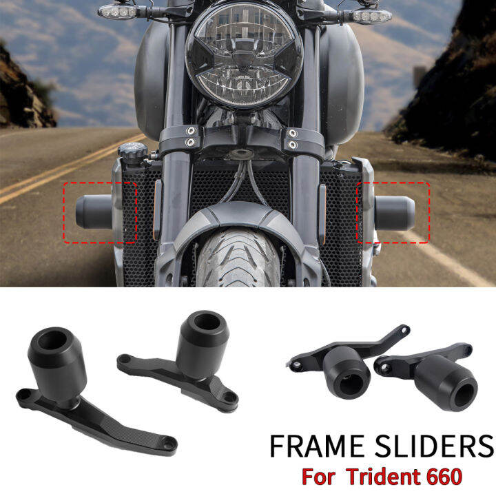 AMARK Frame Sliders Guard Crash Pad For Triumph Trident 660 Trident660