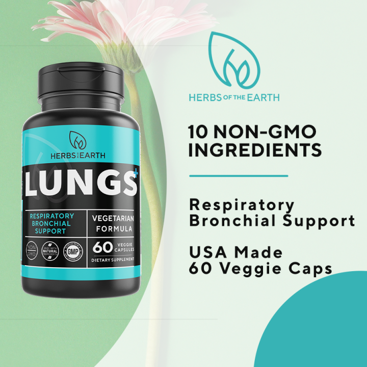 Lungs+ Respiratory Support Lung Cleanse & Lung Detox Asthma Relief
