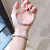 New S999 contracted fashion solid silver ancient inheritance fine bracelets children grind arenaceous couple bracelet sent