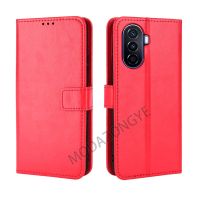 เคสกระเป๋าสตางค์สำหรับ Huawei Nova Y70เคสแบบพับปิดได้มีขาตั้งฝาครอบ PU หนังกลับ