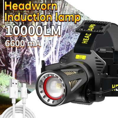 ☍❈☌ jiozpdn055186 Recarregável alta potência pesca farol zoom e caminhadas lanternas LED banco de emergência ° xhp360