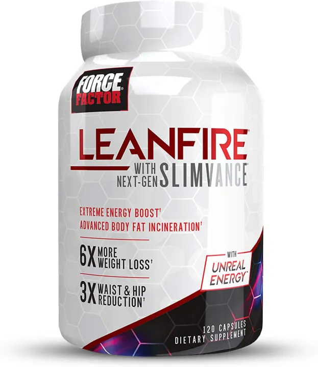 Force Factor LeanFire With Next-Gen SLIMVANCE (120 Capsules) Advanced ...