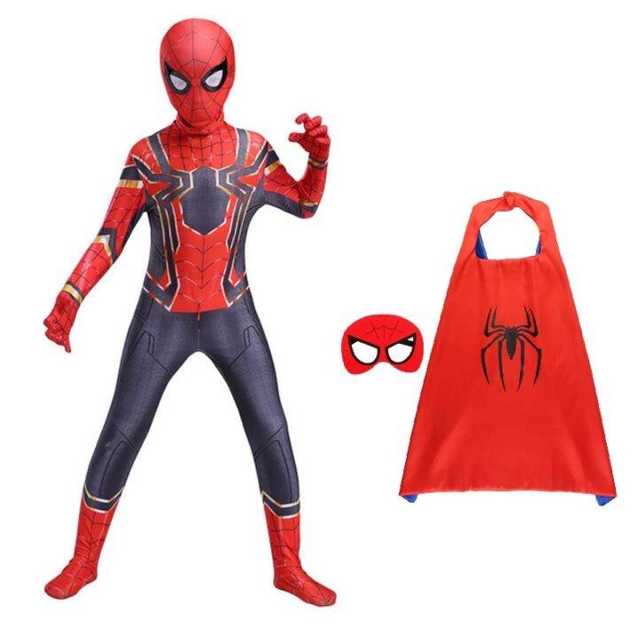 halloween-kid-avengers-hero-spiderman-l-venom-panther-cosplay-costume-boy-and-girl-party-holiday-christmas-purim-cosplay-costume