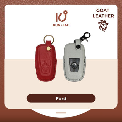 Ford/ FD01 - Goat Sully Leather เคสกุญแจรถยนต์หนังแพะแท้นำเข้าจากฝรั่งเศส