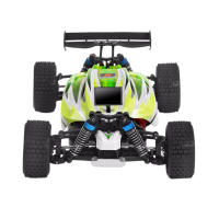 มอเตอร์แปรงรถแข่งของเล่น RC แบบชาร์จไฟได้4WD กันกระแทกความเร็วสูงของเล่นล่องลอยผาดโผนขนาด1/18รถออฟโรดของเล่นของขวัญของเล่นเด็ก Mobil Remote Control 2.4กรัม1ชุด