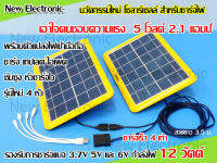 Solar cell แผงโซล่าเซลล์ 12W สำหรับชาร์จแบตเตอรี่ โทรศัพท์ ไอเพด ทุกชนิด 5 โวลต์ 2 แอมป์c