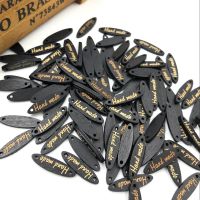 100pc Mix Black Handmade 28mm Wood Buttons Sewing Mix Lots WB363 Haberdashery