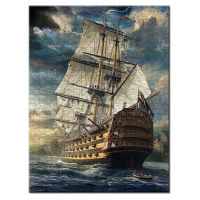 DIY 3D MODEL Ship On Sea puzzles for adults 1000 puzzle game educational children toys christmas gifts for kids