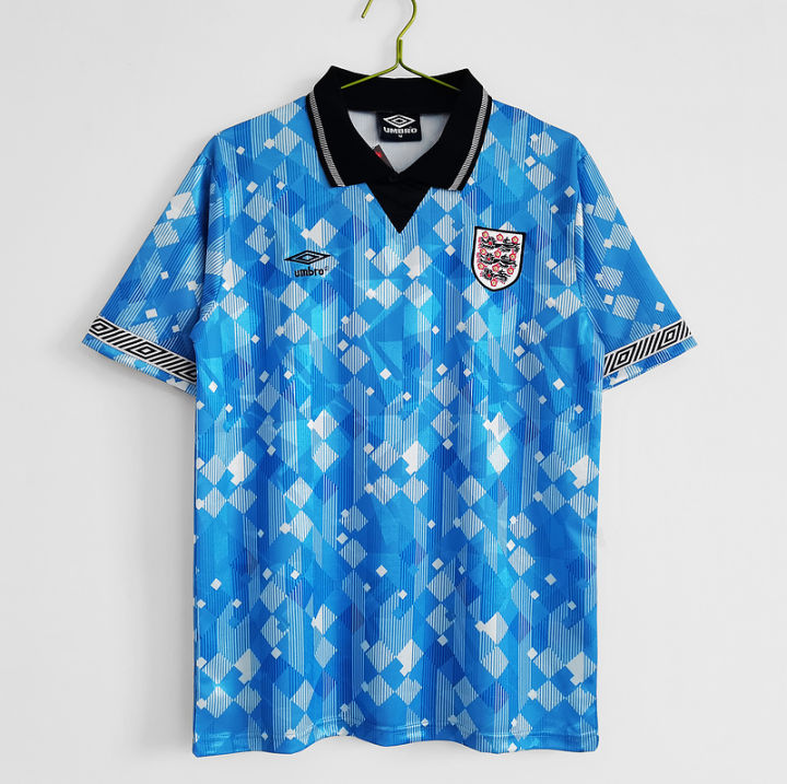 อังกฤษโฮมเจอร์ซีย์ฟุตบอลย้อนยุคเกรด-aaa-เสื้อ-s-xxl-1990อังกฤษ84-87อังกฤษ01-03อังกฤษ1998อังกฤษ1996อังกฤษเจอร์ซีย์