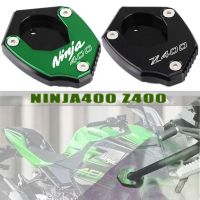 For KAWASAKI NINJA400 NINJA 400 Z400 Z 400 2018 2019 2020 Motorcycle CNC Kickstand Sidestand Stand Extension Enlarger Pad