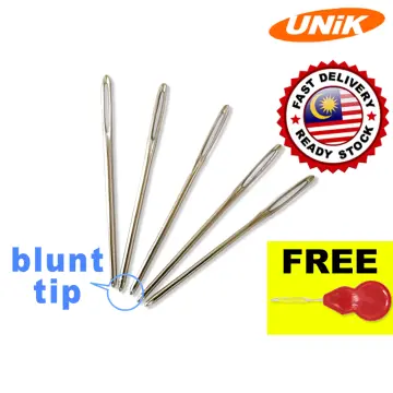 9PCS Sewing Needles Large Eye Hand Blunt Needle Embroidery Darning Tapestry  Yarn Needles 