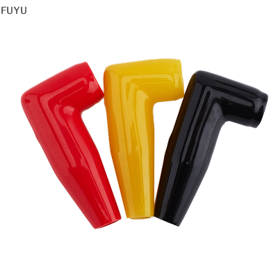 FUYU 3PC Electric GUARD Motor Winch CABLE Terminal BOOT ยางหุ้มสีดำ + แดง + เหลือง