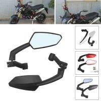 1 Pair Universal HD Rearview Mirror For Refit Motorcycle Electric Vehicle Scooter Red White Black Modified Decorative Mirrors