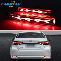 2 Buah Untuk Toyota Corolla 2019 2020 Lampu Kabut Belakang Multifungsi กันชน Lampu LED Mobil Lampu Rem Reflektor Indikator Sinyal Belok