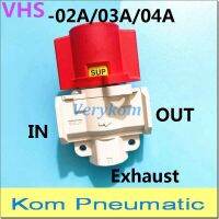 Pneumatic Residual Pressure Relief Valve VHS20-02A VHS30-03A VHS40-04A SMC Type 3 Way VHS Manual Pressure Release 1/4" bsp 3/8"