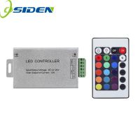 【☊HOT☊】 uylexs ตัวควบคุมไฟ Dc1224v Led Rgb Osiden รีโมท24key 24a 12a Ir สำหรับ Smd 3528 5050 Rgb ไฟแถบไฟ Led