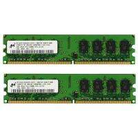 ใหม่สำหรับไมครอน4GB 2X2GB PC2-5300U DDR2 667MHz 2Rx8 240Pin หน่วยความจำ RAM สำหรับพีซี DIMM