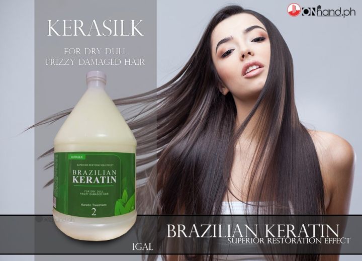 Brazilian Keratin BOTOX by Kerassilk Superior Restoration Effect Gallon ...