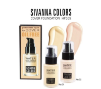 ครีมรองพื้น Sivanna Powderless Liquid Foundation For Cover Oil Free**ของแท้ พร้อมส่ง