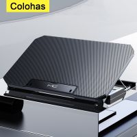 Laptop Stand Adjustable Cooler Base Support Portable Notebook Cooling Pad Holder For Macbook Gamer PC Cooler Laptop Accessories Laptop Stands