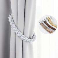 【LZ】 Punch-Free Magnetic Solid Color Decor Hanging Pendant Curtain Tie Buckle Tieback