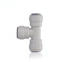 1/2 - 1/2 - 3/8 OD Tube RO Water Filter 3 Ways Quick Connector Tee Type Tight Junction PE Pipe Fitting