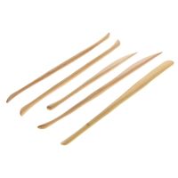 5PCS/set Convenient DIY Wooden Clay Sculpture knife Pottery Modelling Sharpen Modeling Carving Tools Great