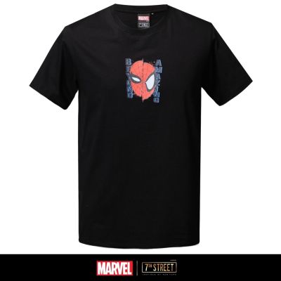 DSL001 เสื้อยืดผู้ชาย MARVEL X 7th Street เสื้อยืด รุ่น SPD002 SPIDER-MAN เสื้อผู้ชายเท่ๆ เสื้อผู้ชายวัยรุ่น