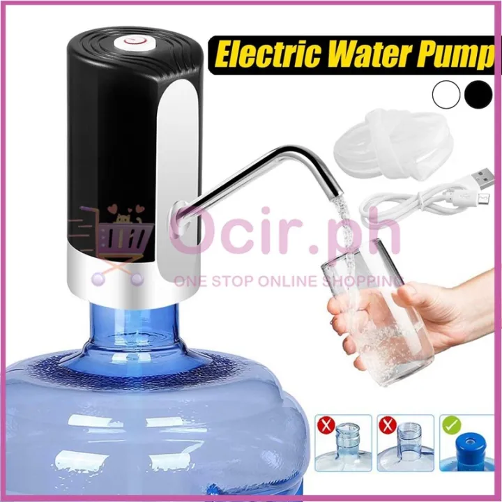 JLRHX Wireless Electric Water Bottle Pump Bottle Dispenser Office