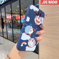 JIUMOO เคส S8ปลอกสำหรับ Samsung S8 Plus เคสโทรศัพท์ลายการ์ตูนแฮปปี้โดราเอมอนต้นฉบับทำจากขอบซิลิโคนเนื้อนิ่มแบบดั้งเดิมเคสป้องกันกล้องคลุมทั้งหมดเคสฝาหลังเคสนิ่ม