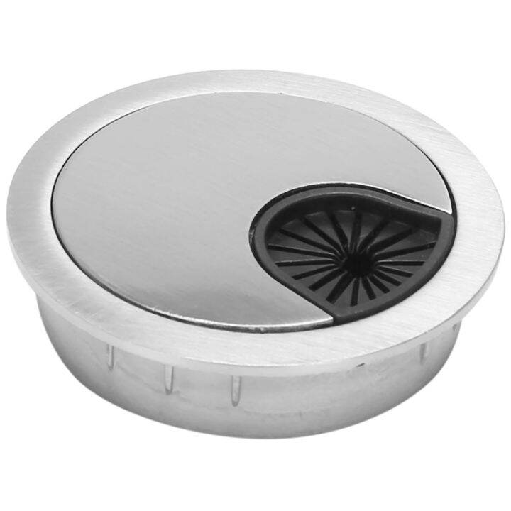 PC computer stainless steel 50 mm diameter Desk grommet cable hole